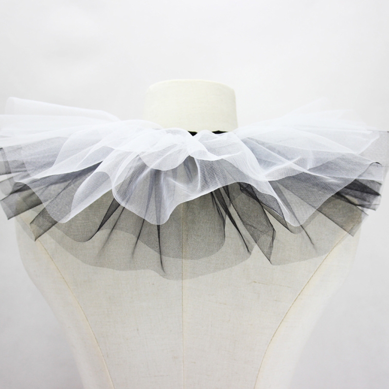 Y1UB Women Tulle Ruffled Fake  - Women'S Fashion Victorian incelemesi ve fiyatı