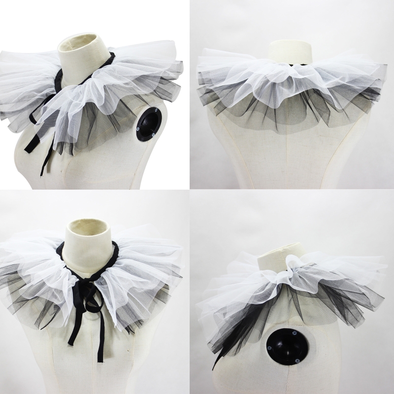 Y1UB Women Tulle Ruffled Fake  - Women'S Fashion Victorian incelemesi ve fiyatı