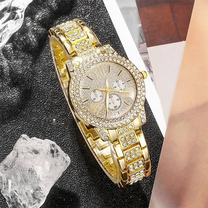 Women's Quartz Watch Gold Luxu - Women Fashion Necklace incelemesi ve fiyatı