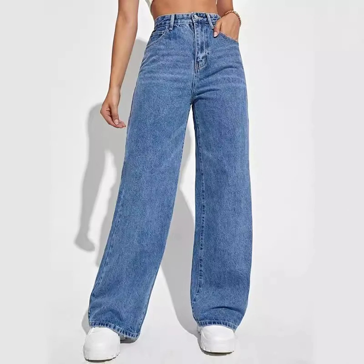 Fashion retro blue jeans women - Mom Jeans Women incelemesi ve fiyatı