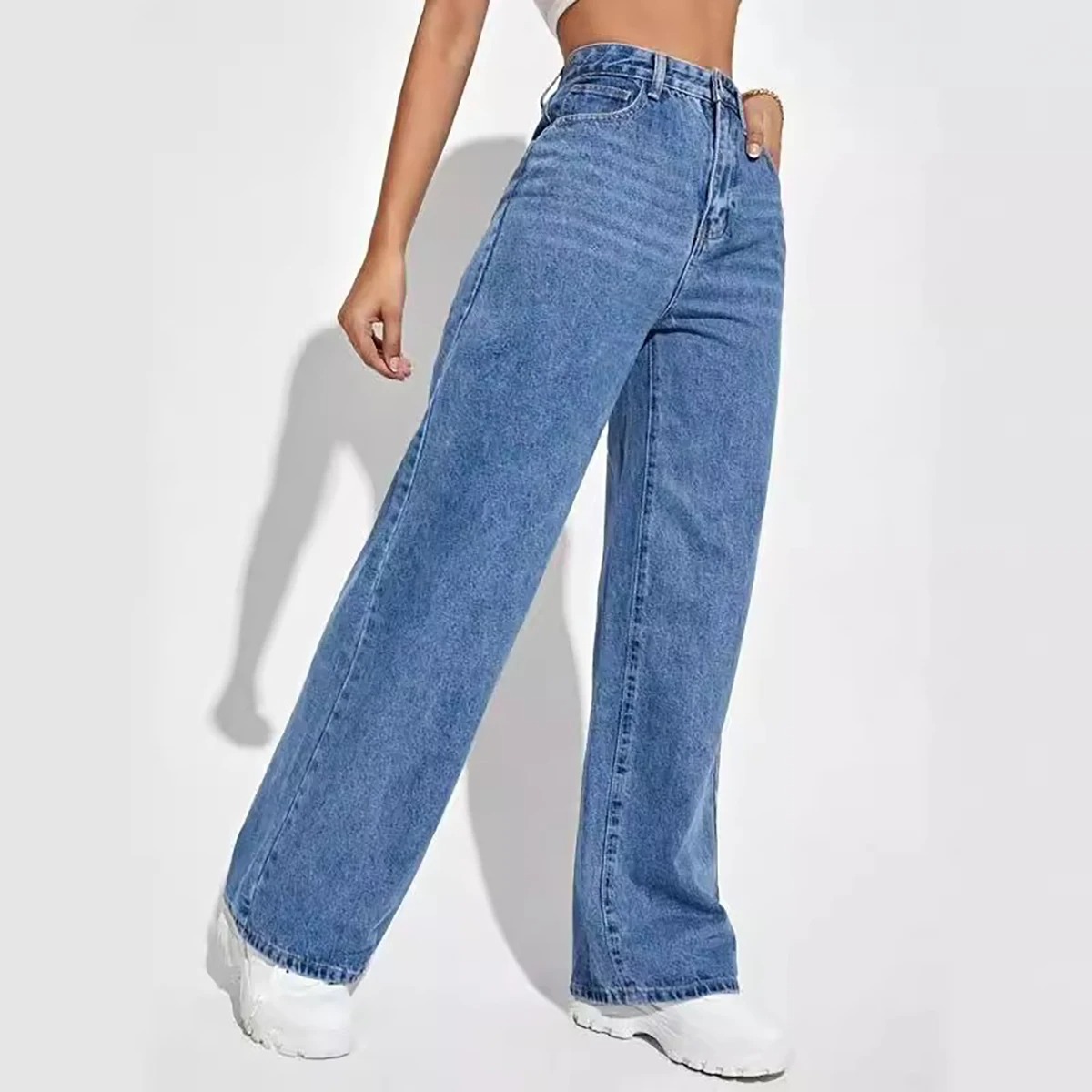 Fashion retro blue jeans women - Mom Jeans Women incelemesi ve fiyatı