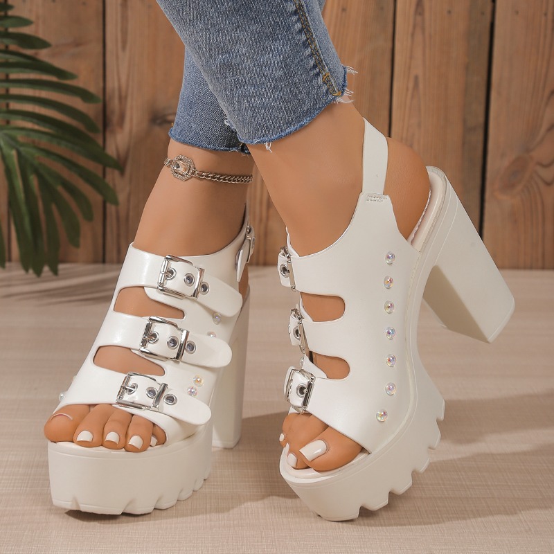 Super High Heel Sandals Summer - Fashion Women Belt incelemesi ve fiyatı