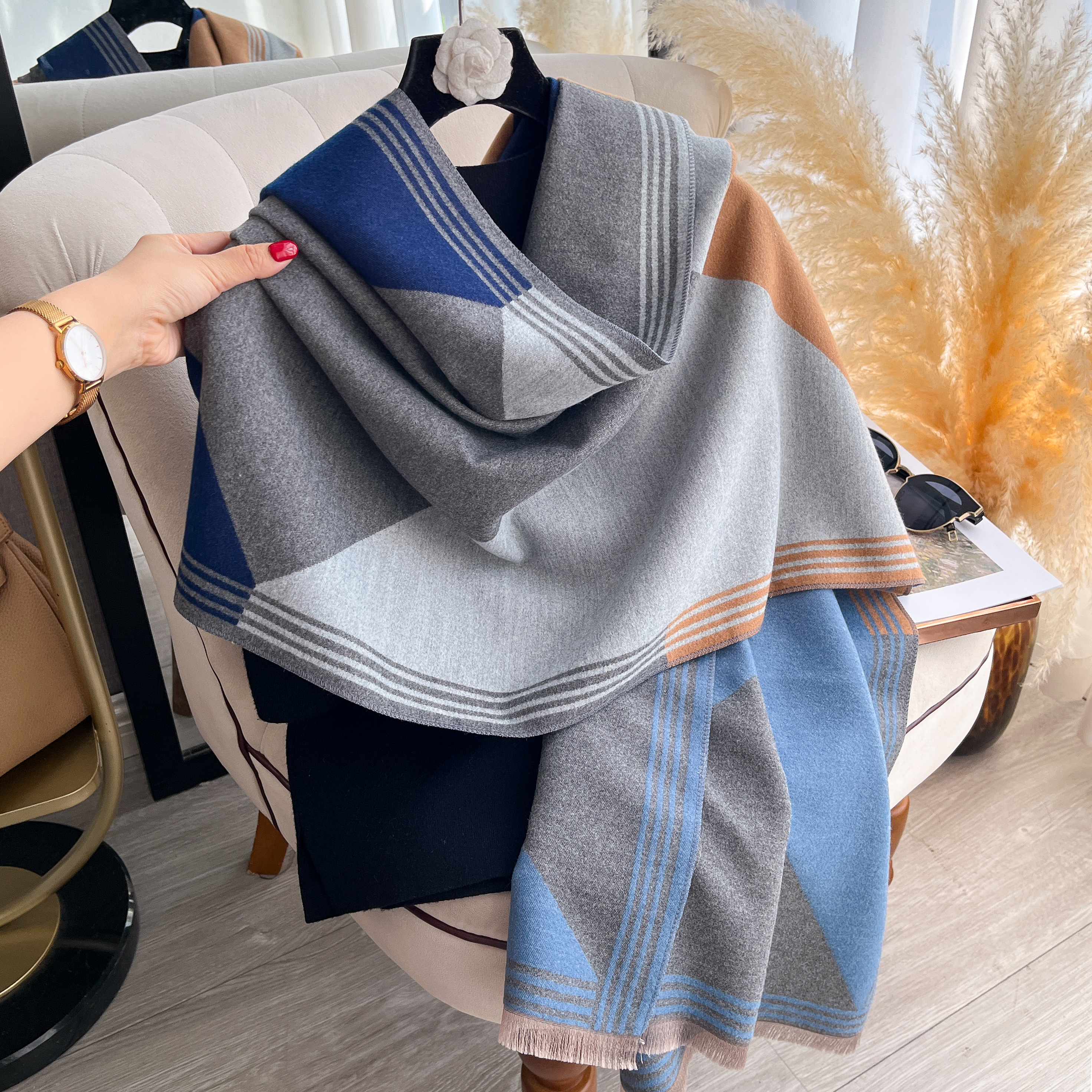 2025 Luxury Winter Cashmere Sc - Women'S Fashion Poncho incelemesi ve fiyatı