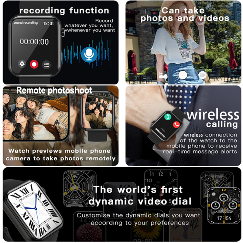 New Camera SmartWatch Men Wome - Women Fashion Video incelemesi ve fiyatı