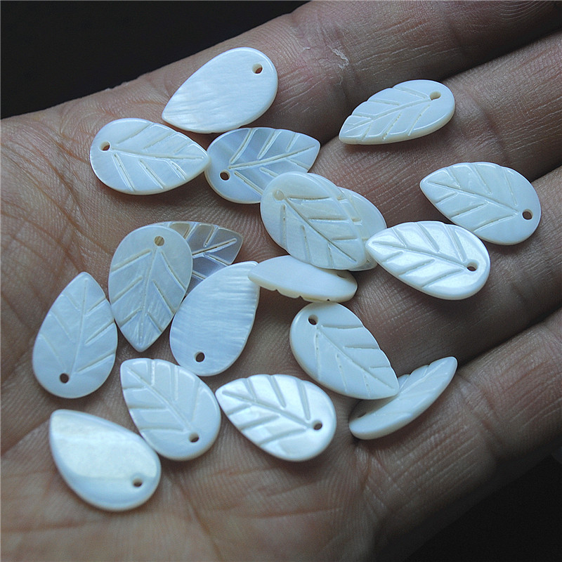 30PCS White Shell Leaf Shape 8 - Women Fashion Nz incelemesi ve fiyatı