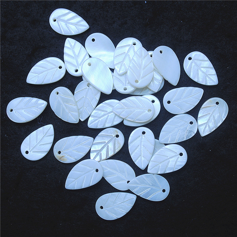 30PCS White Shell Leaf Shape 8 - Women Fashion Nz incelemesi ve fiyatı