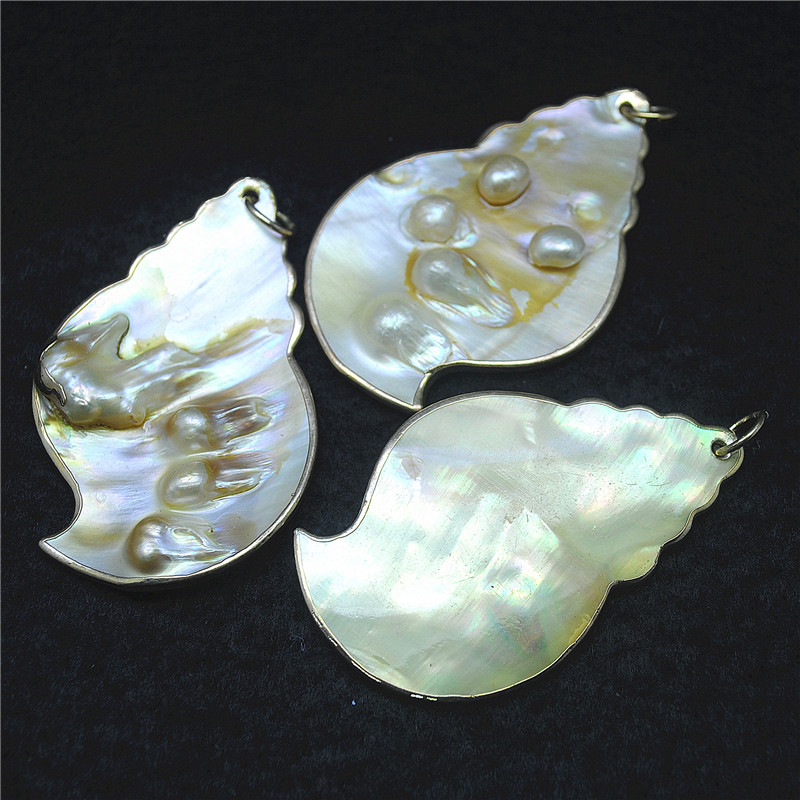 3PCS Nature Shell Pendants Mot - Women Fashion Nz incelemesi ve fiyatı