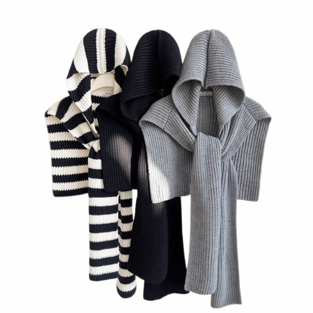 Scarf Oversized Knit Cape Shaw - Women'S Fashion Poncho incelemesi ve fiyatı