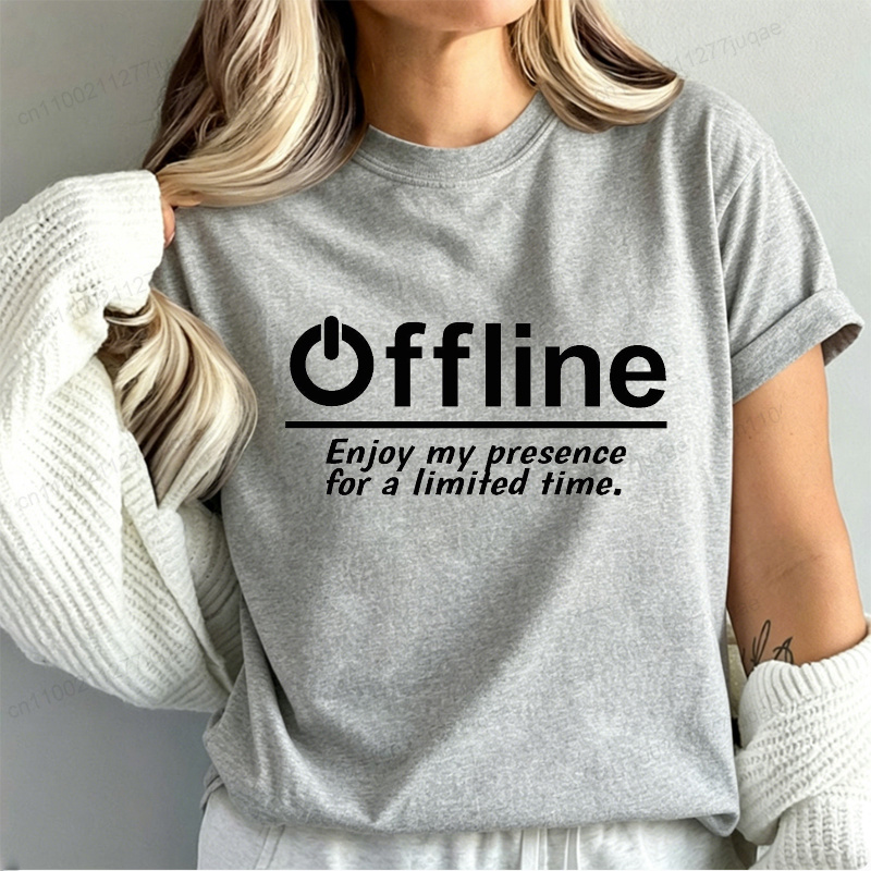 Offline Gamer Shirt Funny Game - Women Fashion Video incelemesi ve fiyatı