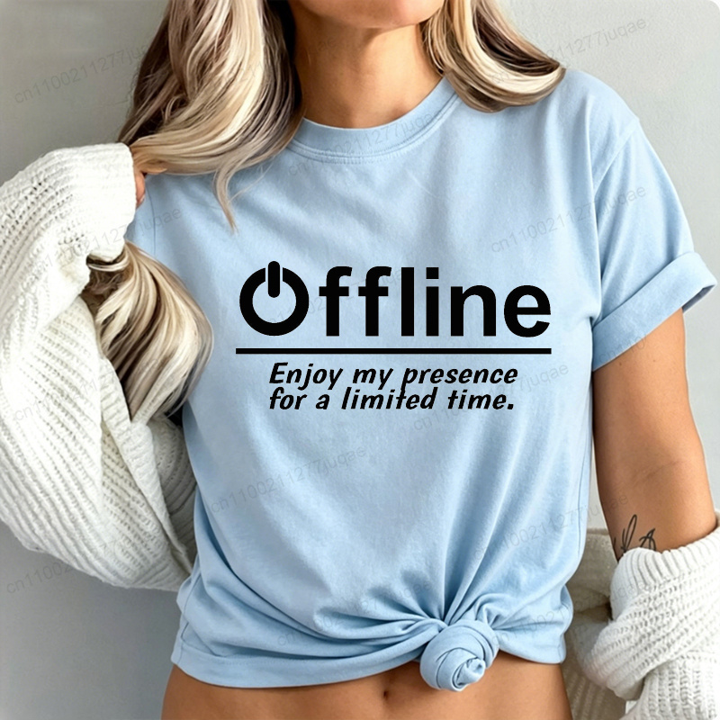 Offline Gamer Shirt Funny Game - Women Fashion Video incelemesi ve fiyatı