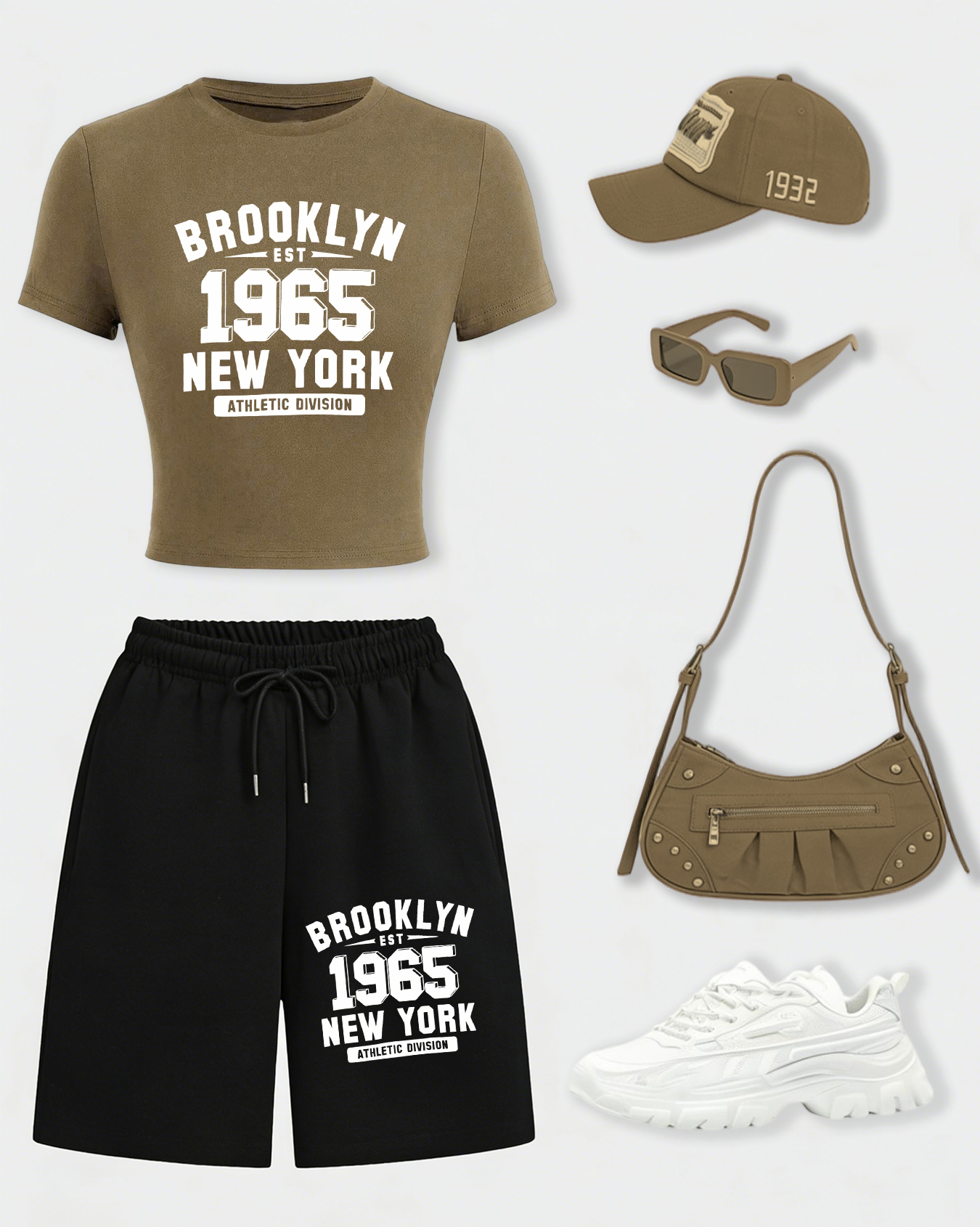 New York City Brooklyn 1965 Pr - Crop Top Women incelemesi ve fiyatı