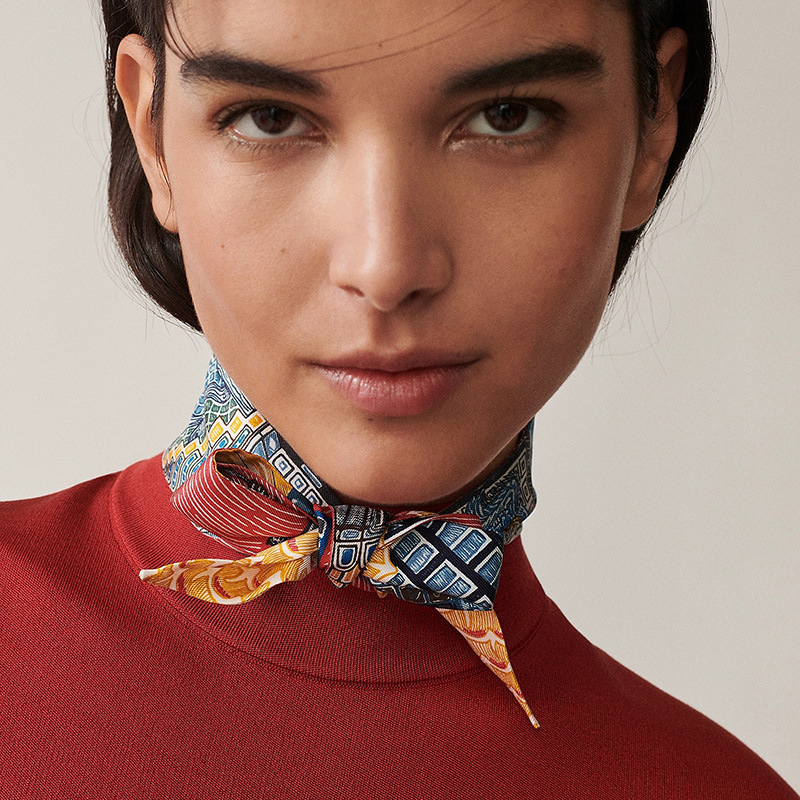 100% Silk Ring Scarf Neckerchi - Women'S Fashion Layering incelemesi ve fiyatı