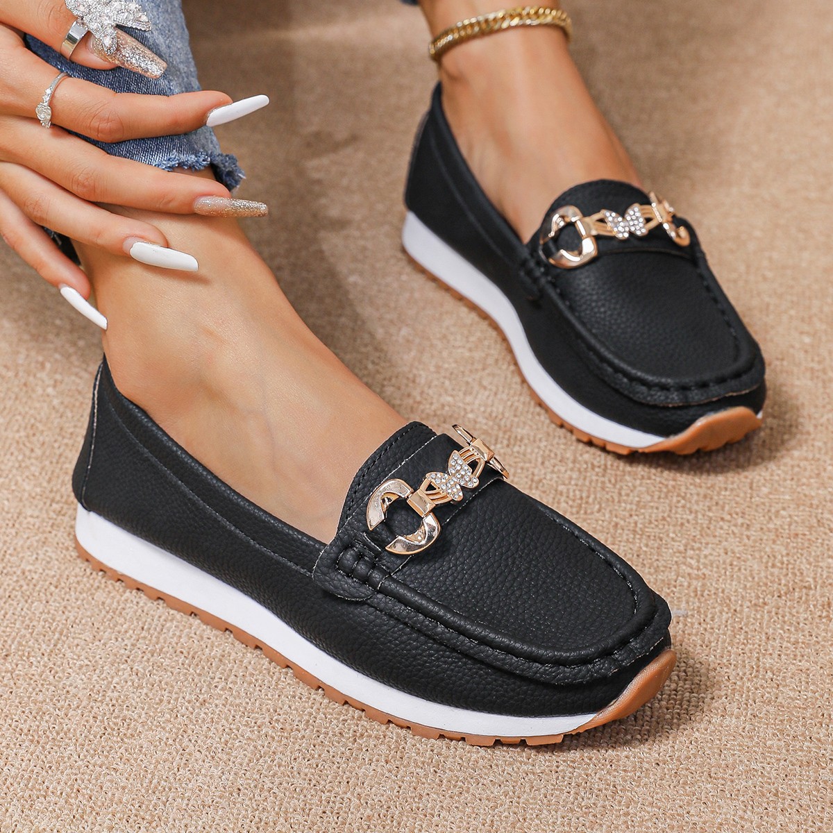 2026 New Women Flats Spring Au - Women'S Fashion Loafers incelemesi ve fiyatı