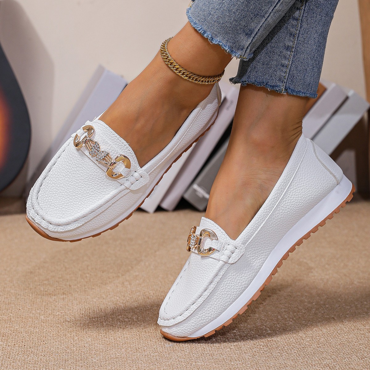 2026 New Women Flats Spring Au - Women'S Fashion Loafers incelemesi ve fiyatı