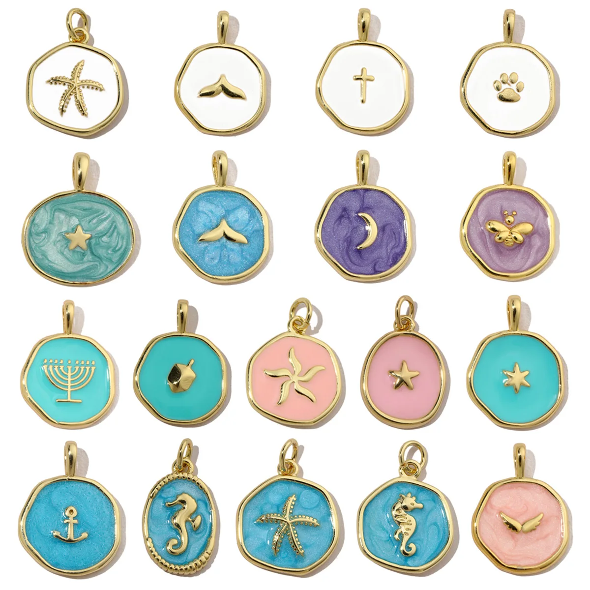 3pcs/Lot 18k Gold Plated Ename - Women Fashion Nz incelemesi ve fiyatı