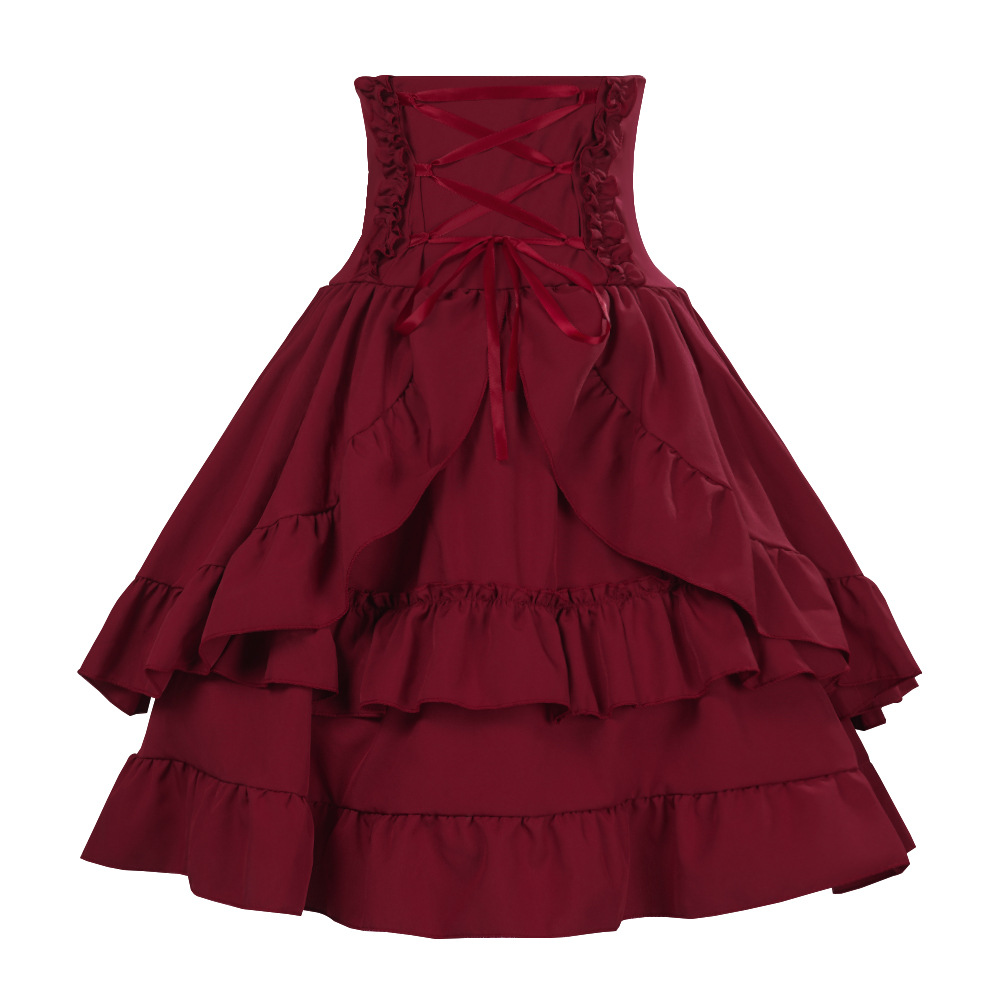 Summer Gothic Retro Lolita Ski - Women'S Fashion Layering incelemesi ve fiyatı
