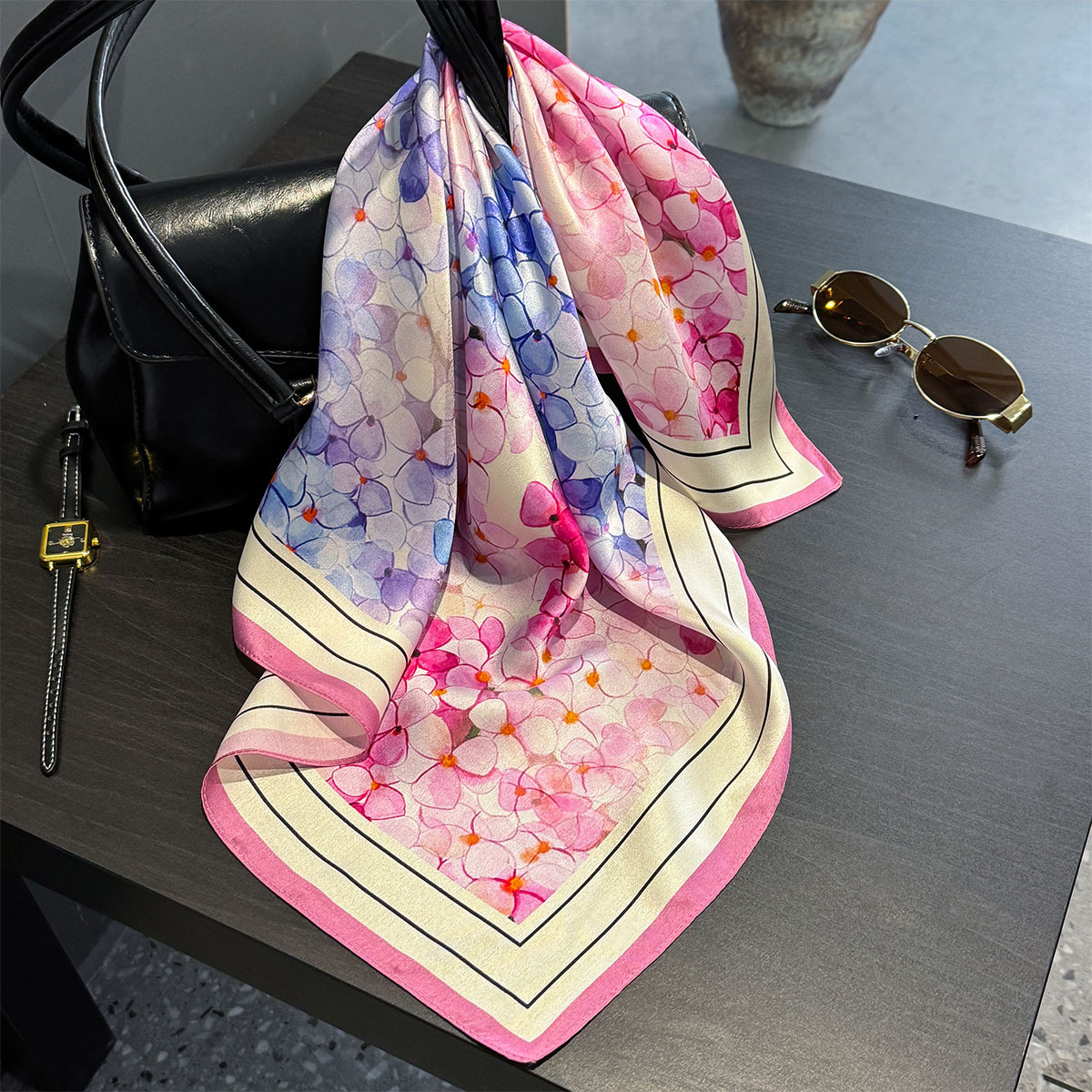New 100% Pure Silk Scarf Fashi - Women'S Fashion Poncho incelemesi ve fiyatı