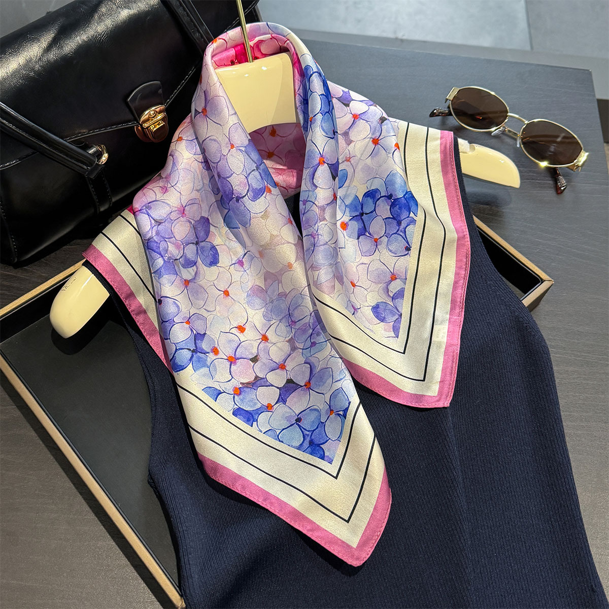 New 100% Pure Silk Scarf Fashi - Women'S Fashion Poncho incelemesi ve fiyatı