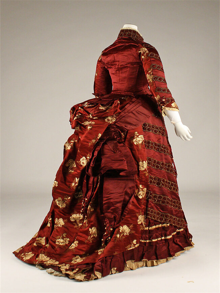 1890s Victorian Red Edwardian  - Women'S Fashion Victorian Era incelemesi ve fiyatı