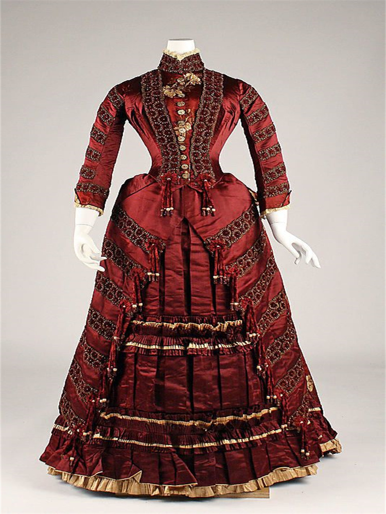 1890s Victorian Red Edwardian  - Women'S Fashion Victorian Era incelemesi ve fiyatı
