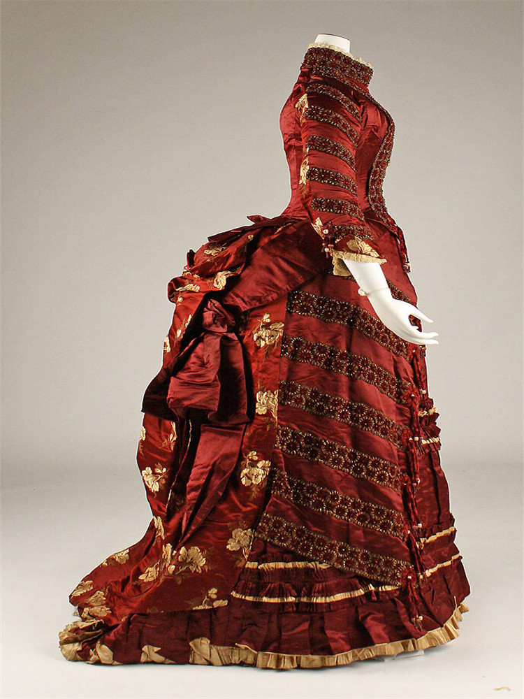 1890s Victorian Red Edwardian  - Women'S Fashion Victorian Era incelemesi ve fiyatı