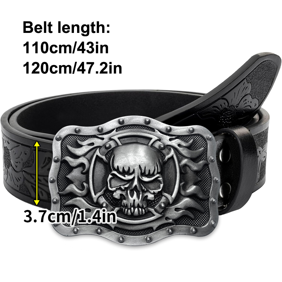 Skull Flame Belt Exquisite Car - Women Fashion Nz incelemesi ve fiyatı