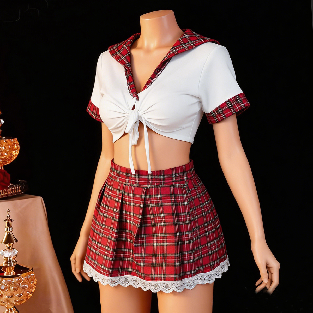 Red Sexy Lingerie Woman Porno  - Women'S Fashion Line incelemesi ve fiyatı
