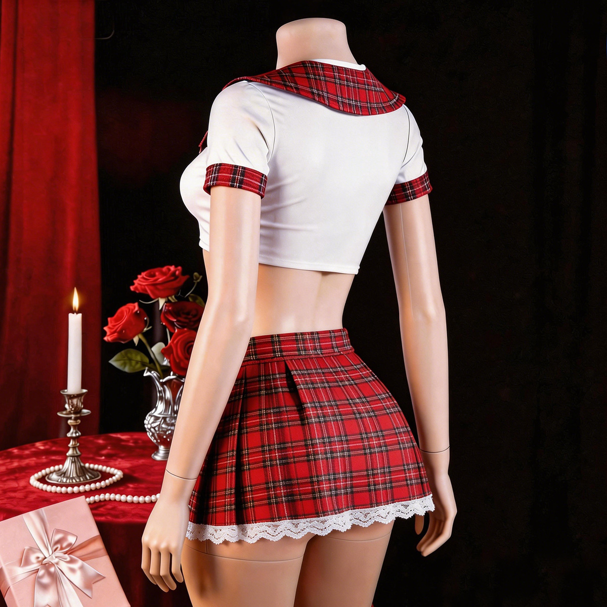 Red Sexy Lingerie Woman Porno  - Women'S Fashion Line incelemesi ve fiyatı