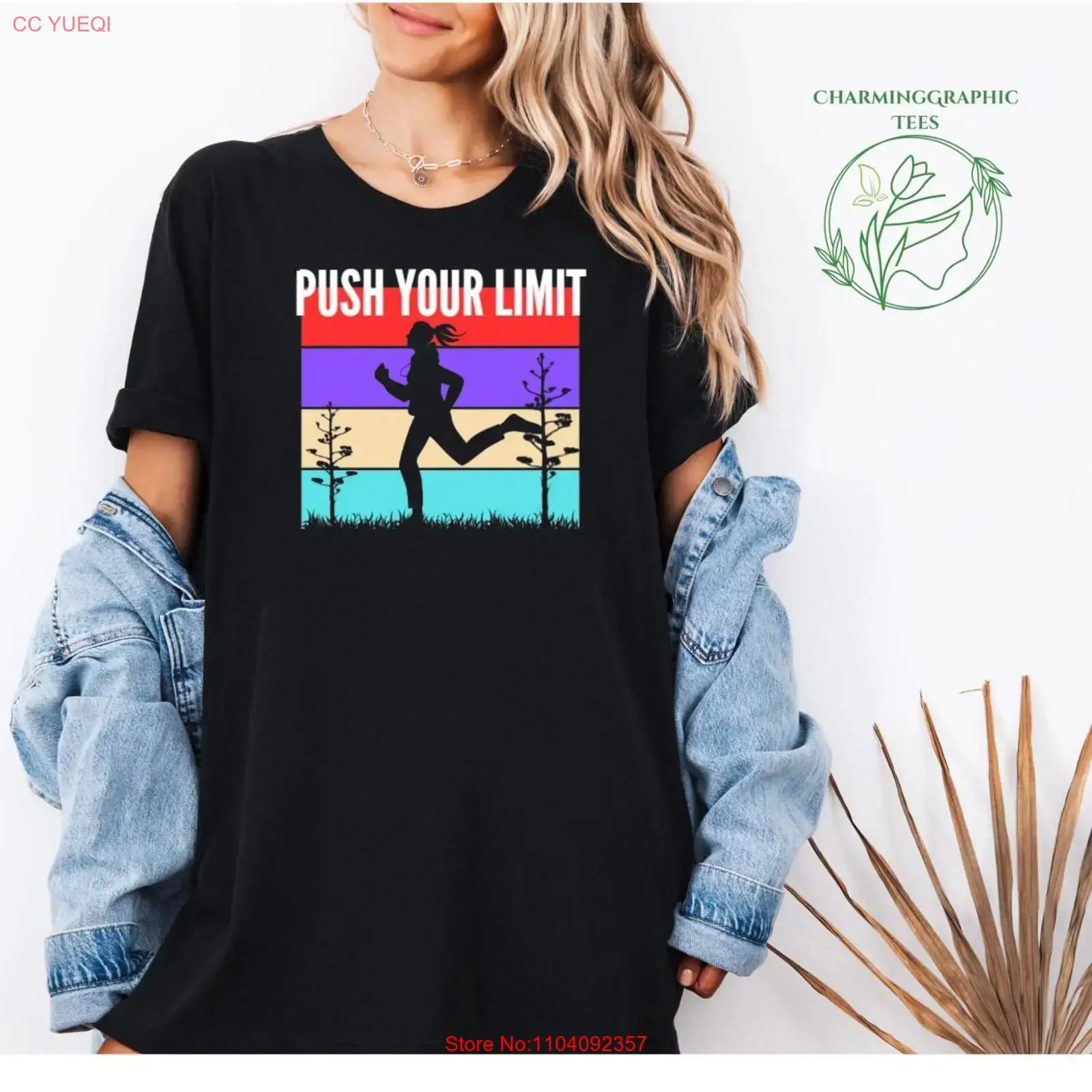 Retro Push the limits T shirt  - Women Fashion Fun incelemesi ve fiyatı