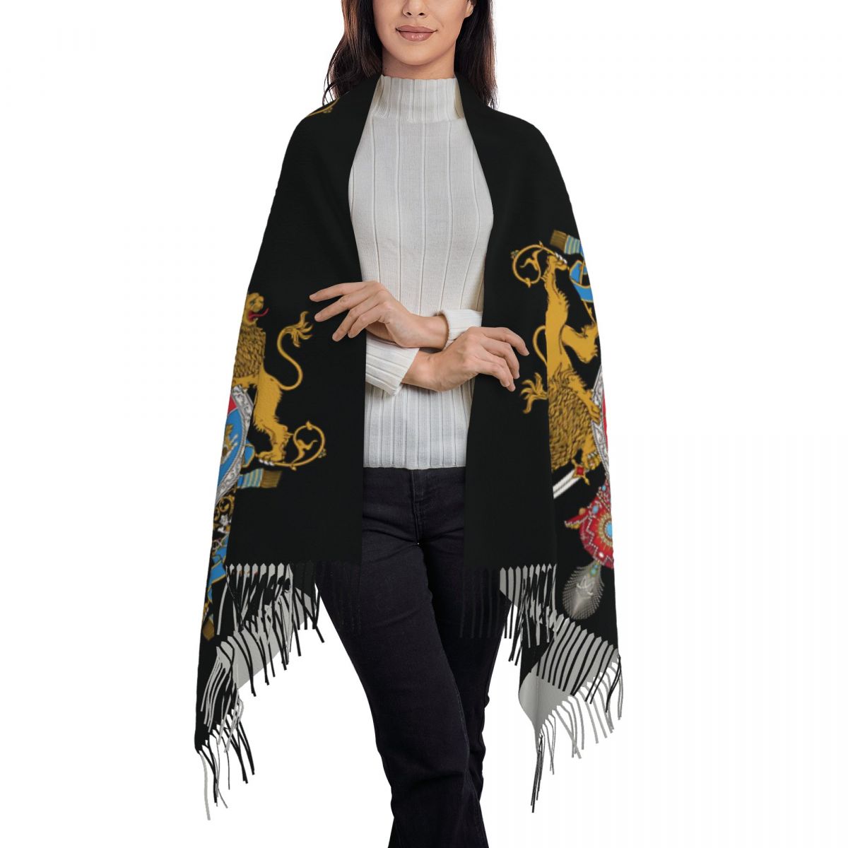 Sovereign Coat Of Arms Of Iran - Women'S Fashion Long Coat incelemesi ve fiyatı