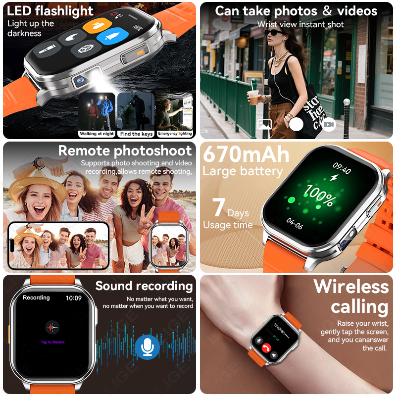 LIGE 2026 Camera Smart Watch M - Women Fashion Video incelemesi ve fiyatı