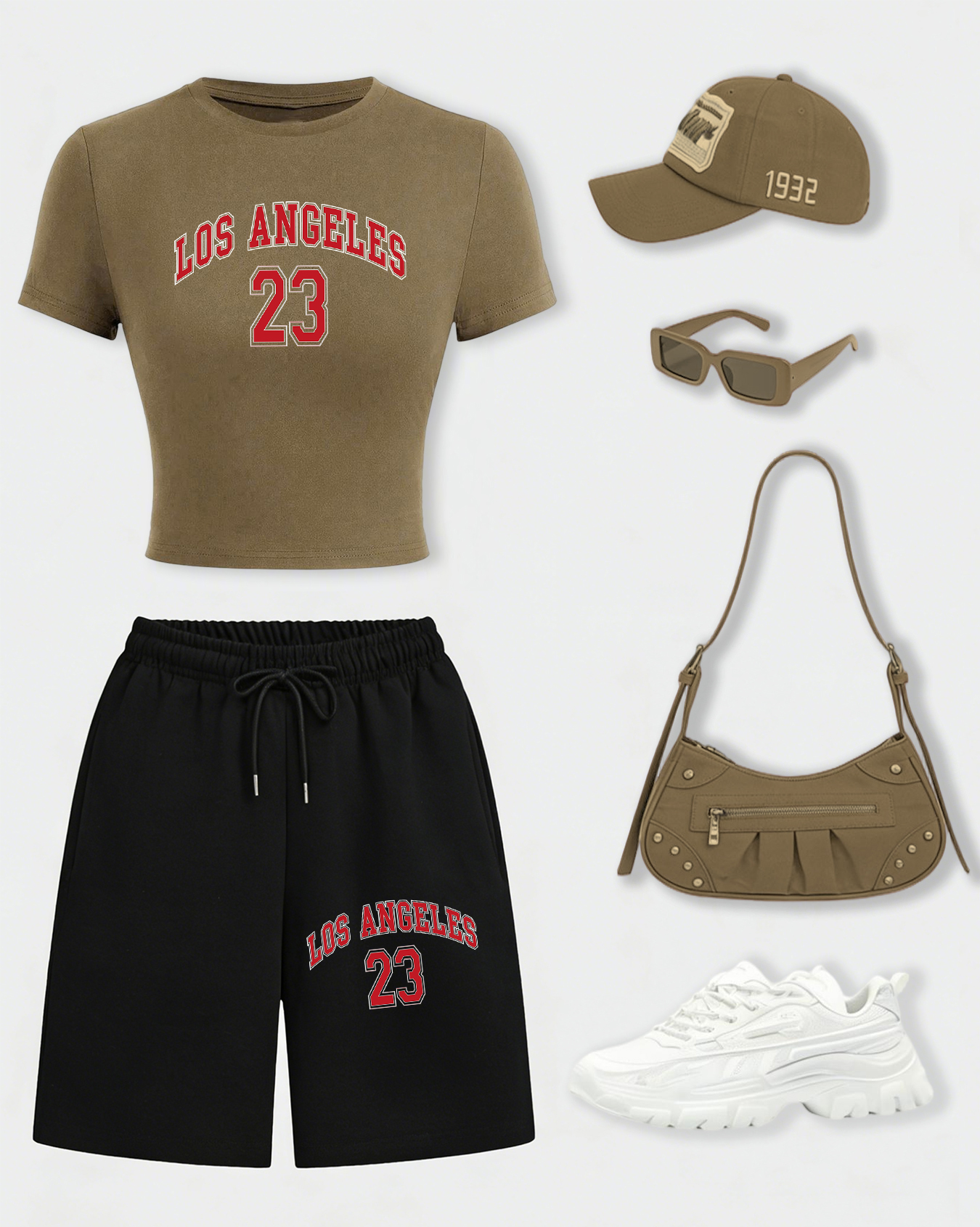 Los Angeles 24 Creative Letter - Crop Top Women incelemesi ve fiyatı
