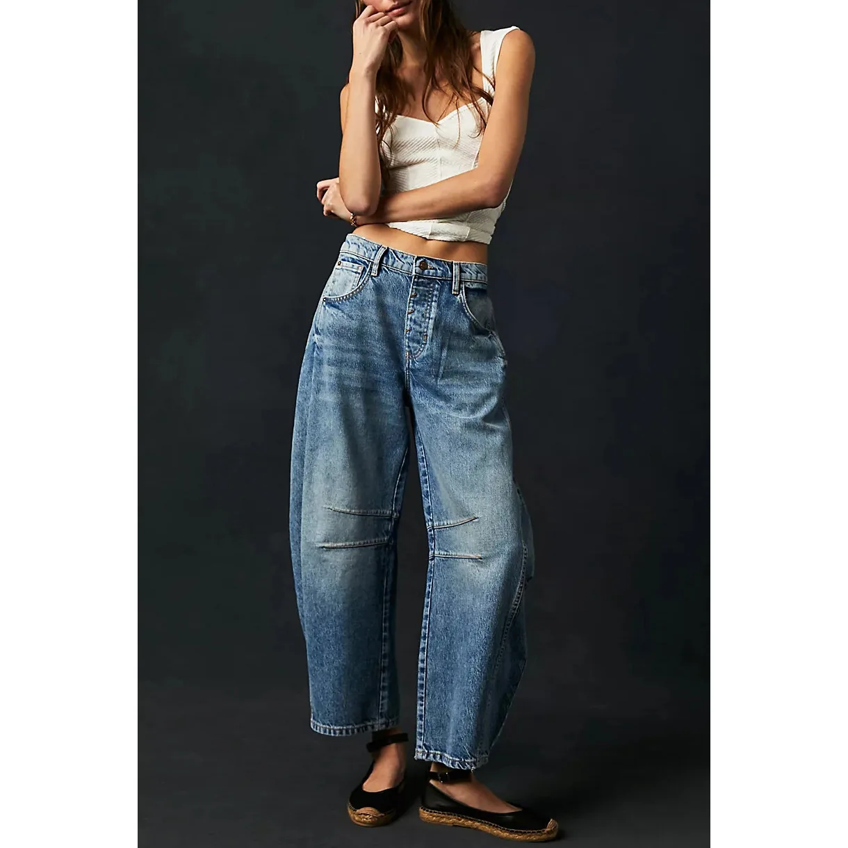 Mom Jeans Denim Women Wide Leg - Mom Jeans Women incelemesi ve fiyatı