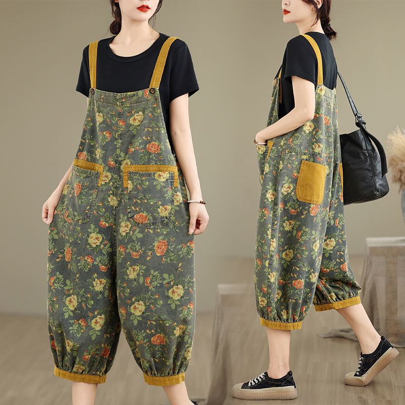 Fashion Print Floral Y2K Denim - Mom Jeans Women incelemesi ve fiyatı