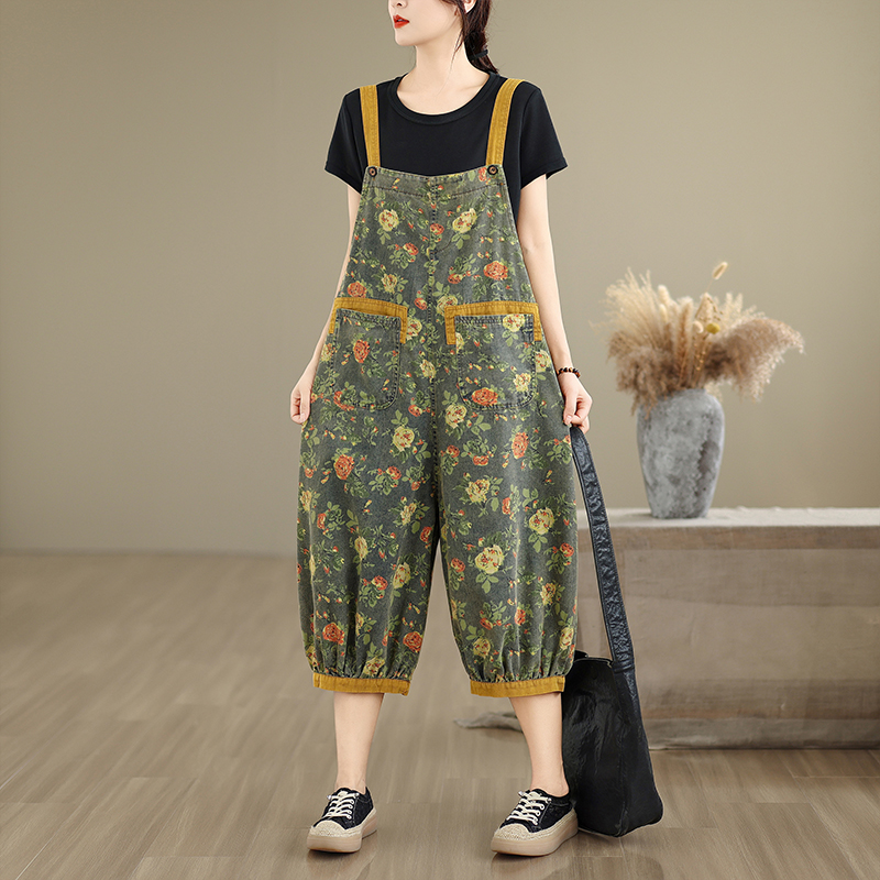Fashion Print Floral Y2K Denim - Mom Jeans Women incelemesi ve fiyatı