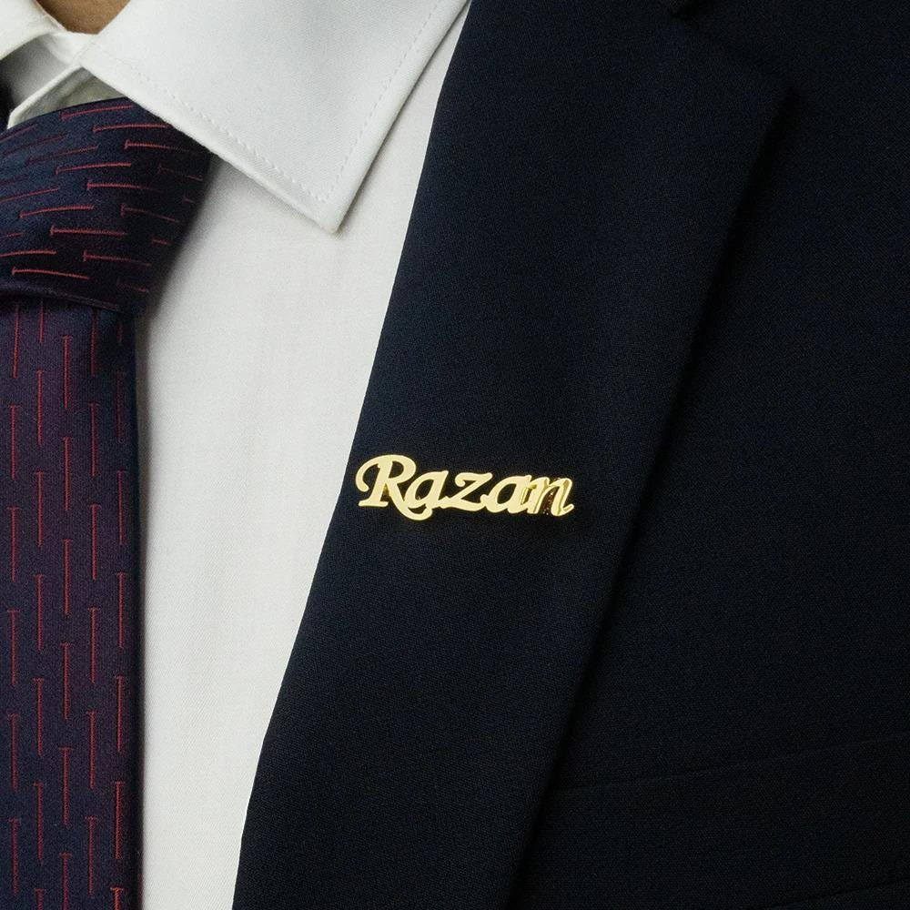 Personalized Name Brooch Monog - Women Fashion Dress Names incelemesi ve fiyatı