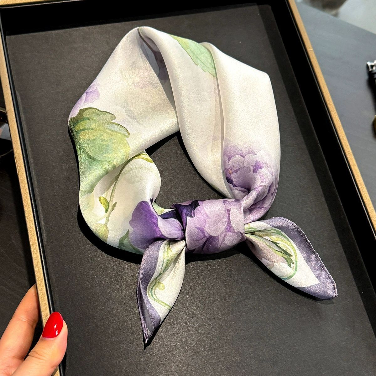 100% Real Silk Scarf Women 100 - Women'S Fashion Poncho incelemesi ve fiyatı