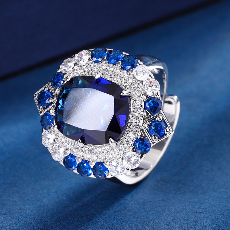 Square Retro Sapphire Pendant  - Women Fashion Nz incelemesi ve fiyatı