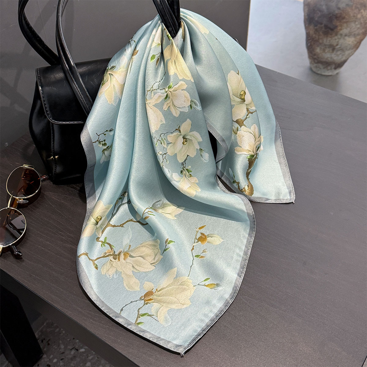 53cm Square Scarf for Women 10 - Women'S Fashion Poncho incelemesi ve fiyatı