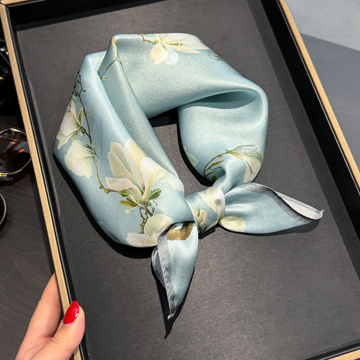 53cm Square Scarf for Women 10 - Women'S Fashion Poncho incelemesi ve fiyatı