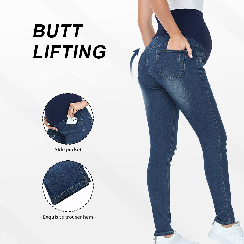 High Waist Maternity Jeans Tig - Mom Jeans Women incelemesi ve fiyatı