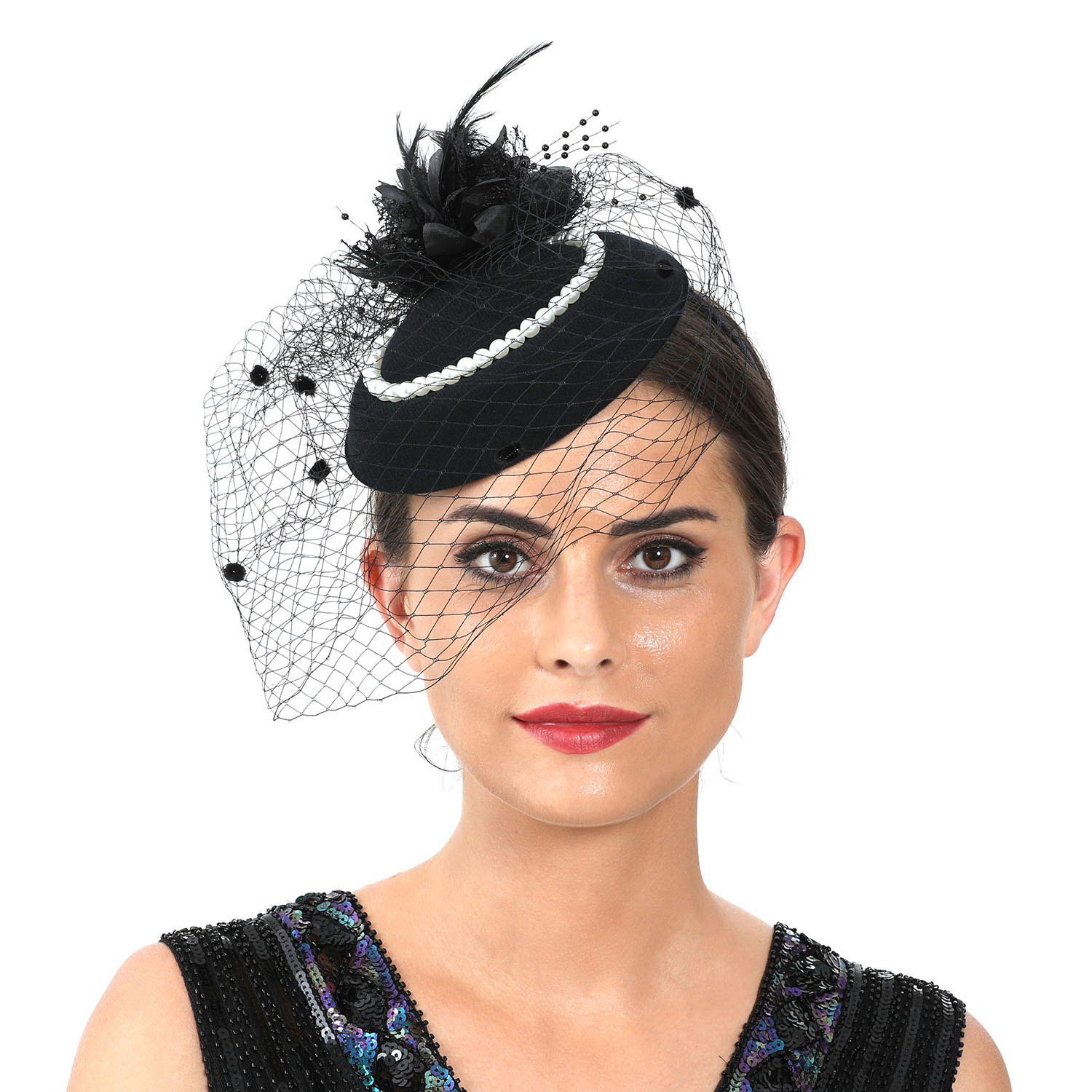 Women Feather Fascinator Hat w - Women'S Fashion Kentucky Derby incelemesi ve fiyatı