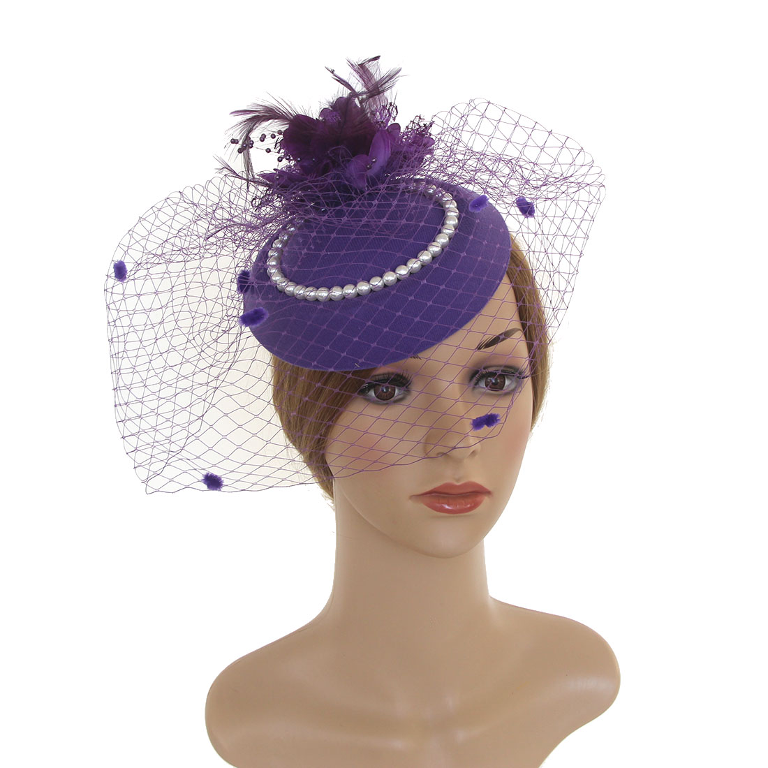Women Feather Fascinator Hat w - Women'S Fashion Kentucky Derby incelemesi ve fiyatı