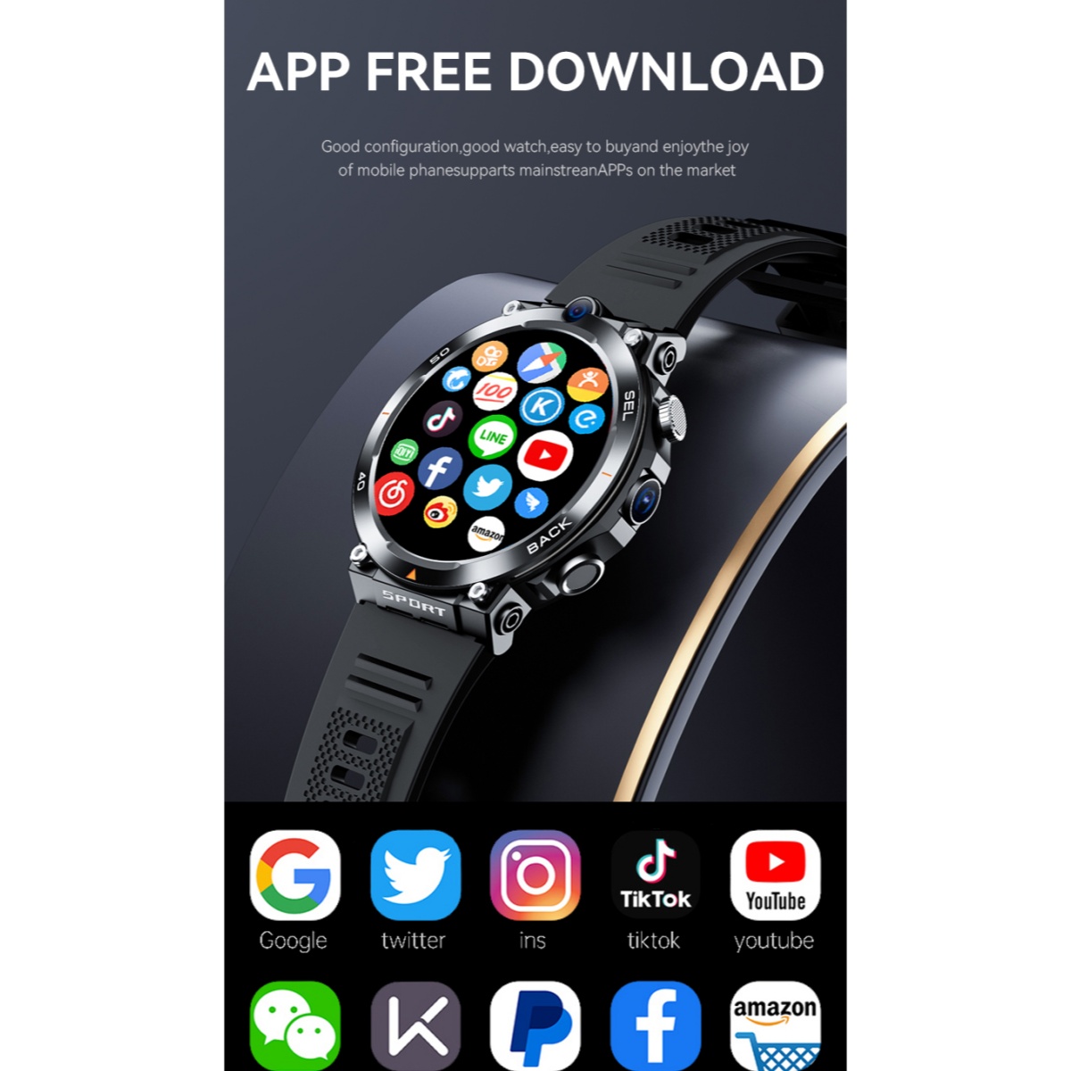 4G Smartwatch Men Women Busine - Women Fashion Video incelemesi ve fiyatı