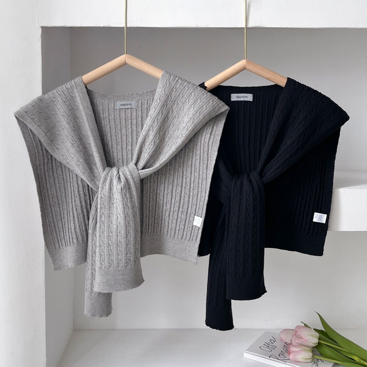 NEW Korean Autumn Knit Shawl F - Women'S Fashion Essentials incelemesi ve fiyatı