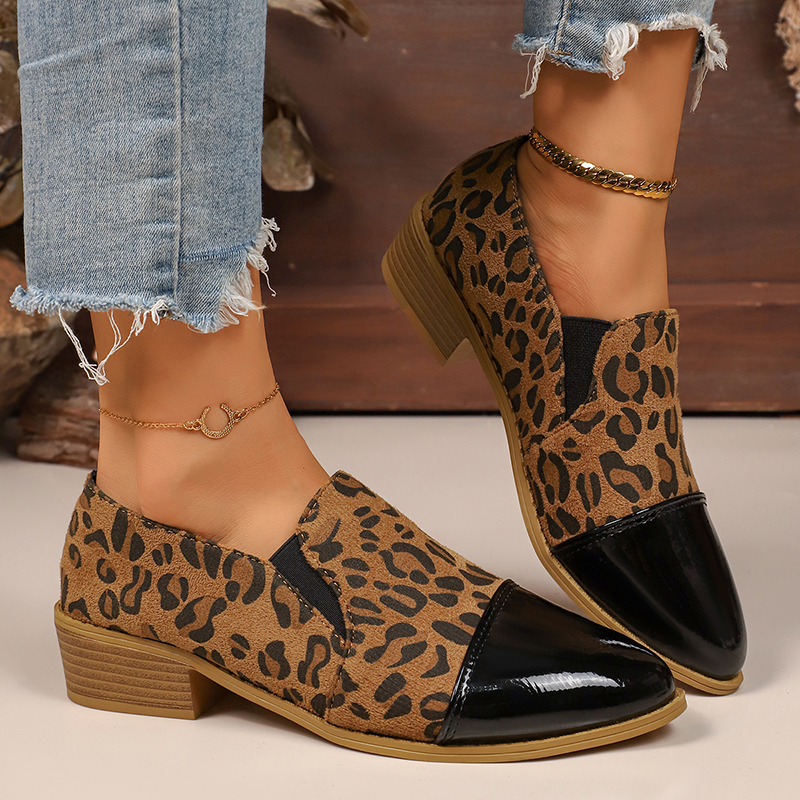Leopard Printed Women's Low He - Women'S Fashion Loafers incelemesi ve fiyatı