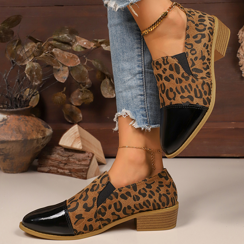 Leopard Printed Women's Low He - Women'S Fashion Loafers incelemesi ve fiyatı