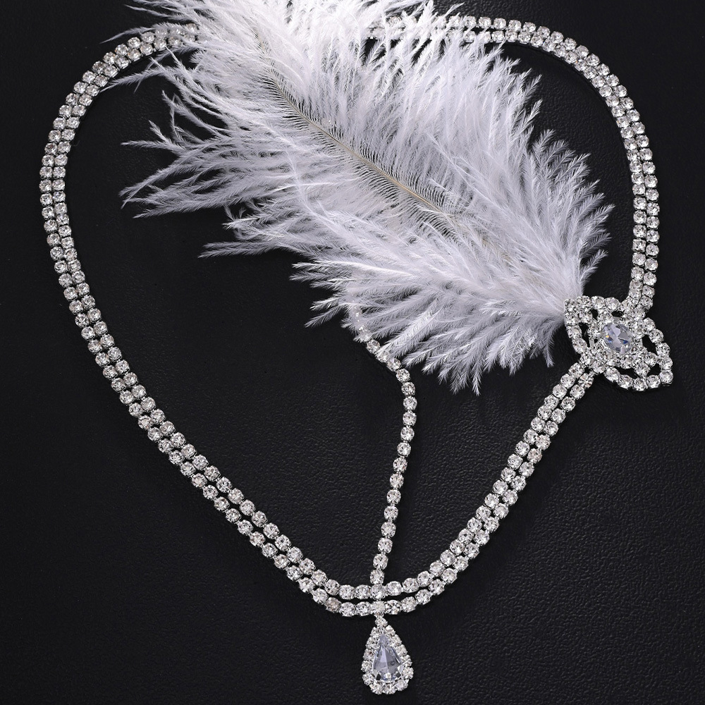 Vintage 1920s White Feather He - Women'S Fashion Of The 1920S incelemesi ve fiyatı