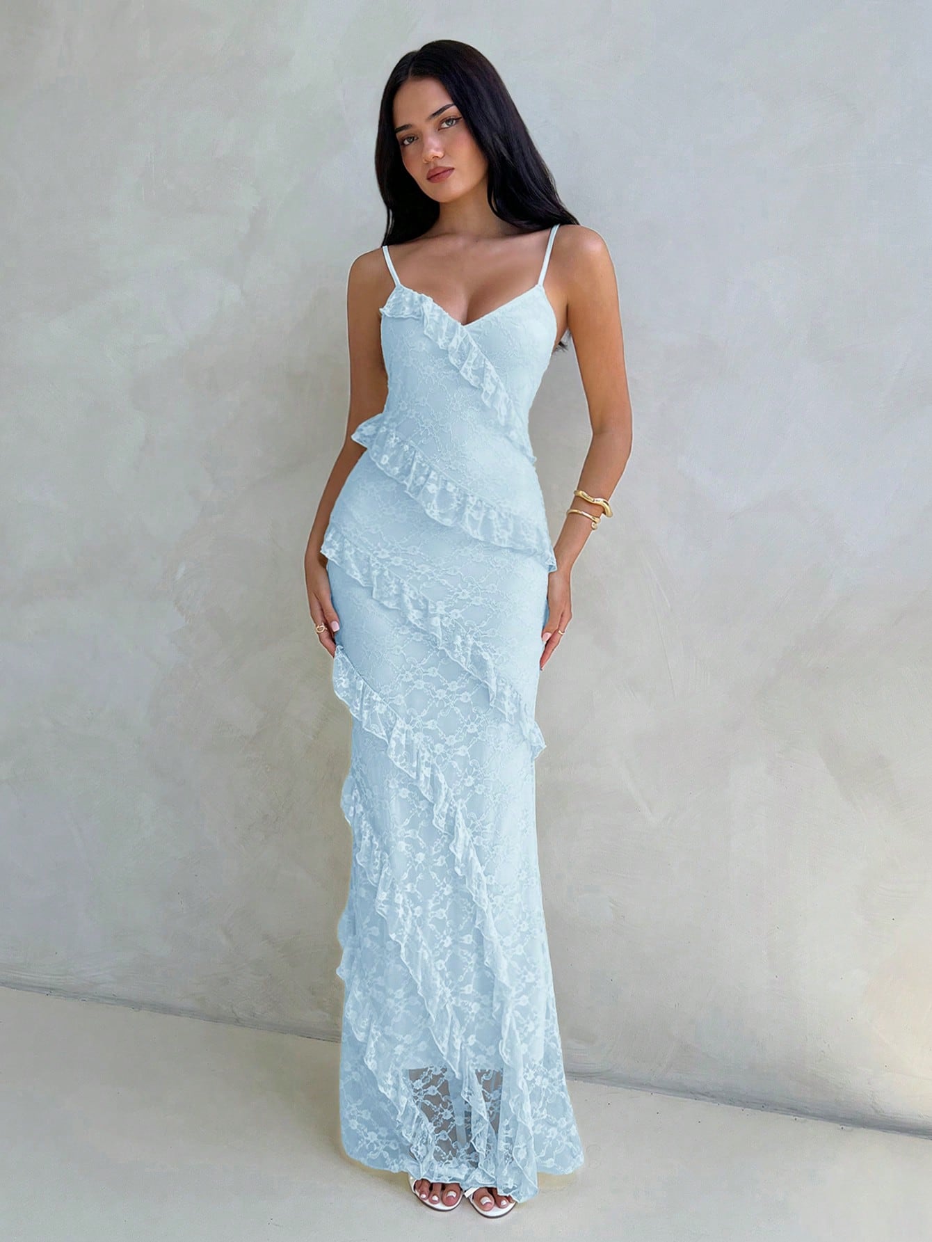 Women Solid Color Lace Ruffle  - Women Fashion Necklace incelemesi ve fiyatı